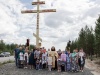 10 июля прошло освещение поклонного креста, установленного на въезде в посёлок Сорум